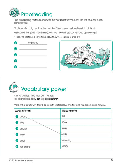Excel Advanced Skills - Spelling and Vocabulary Workbook Year 1