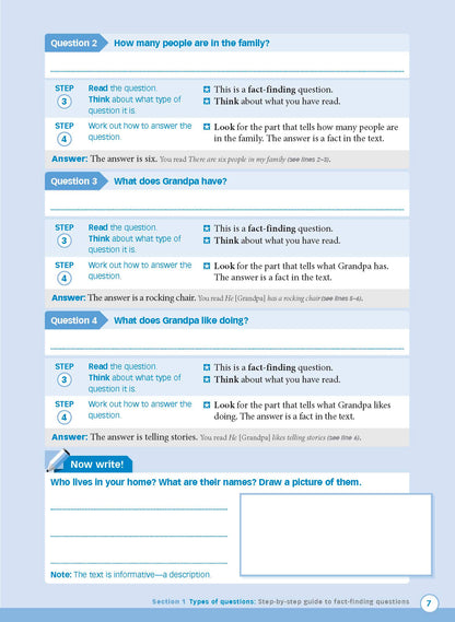 Excel Advanced Skills - Reading and Comprehension Workbook Year 1