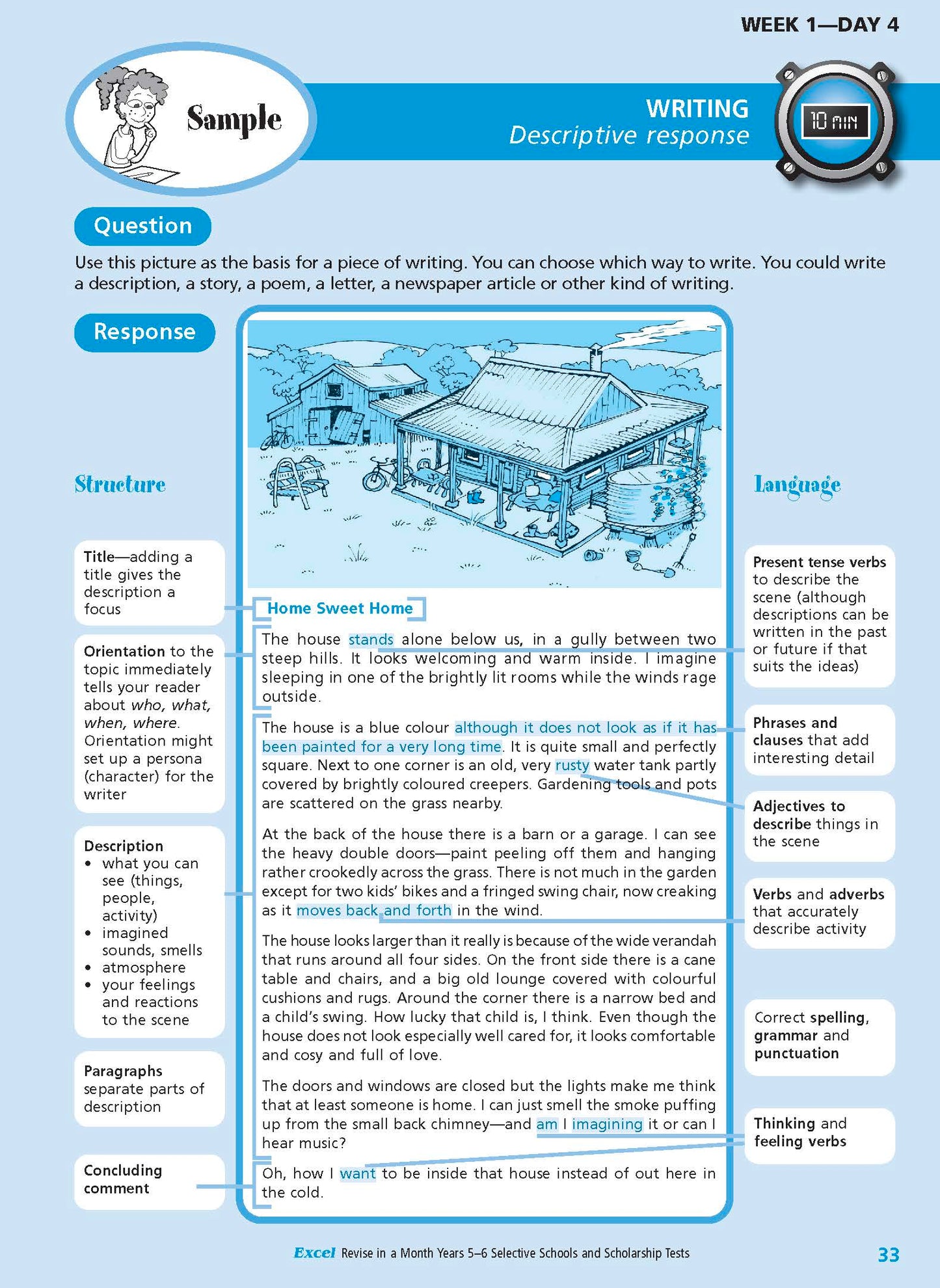 Excel Revise in a Month Selective Schools and Scholarship Tests Years 5-6