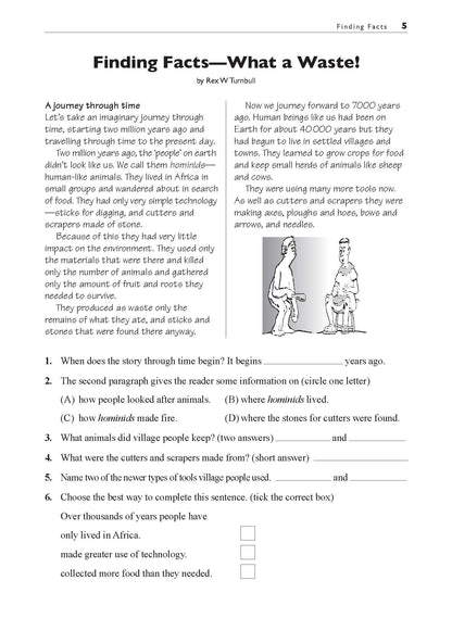 Excel Basic Skills - Comprehension and Written Expression Year 4