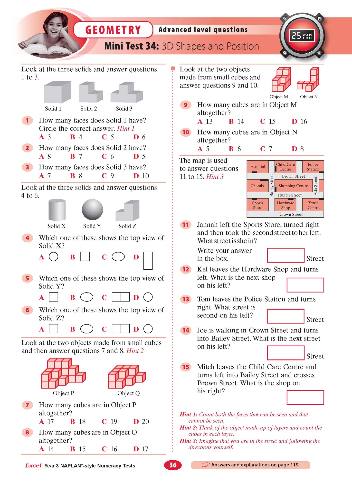 Excel Year 3 NAPLAN*-style Numeracy Tests