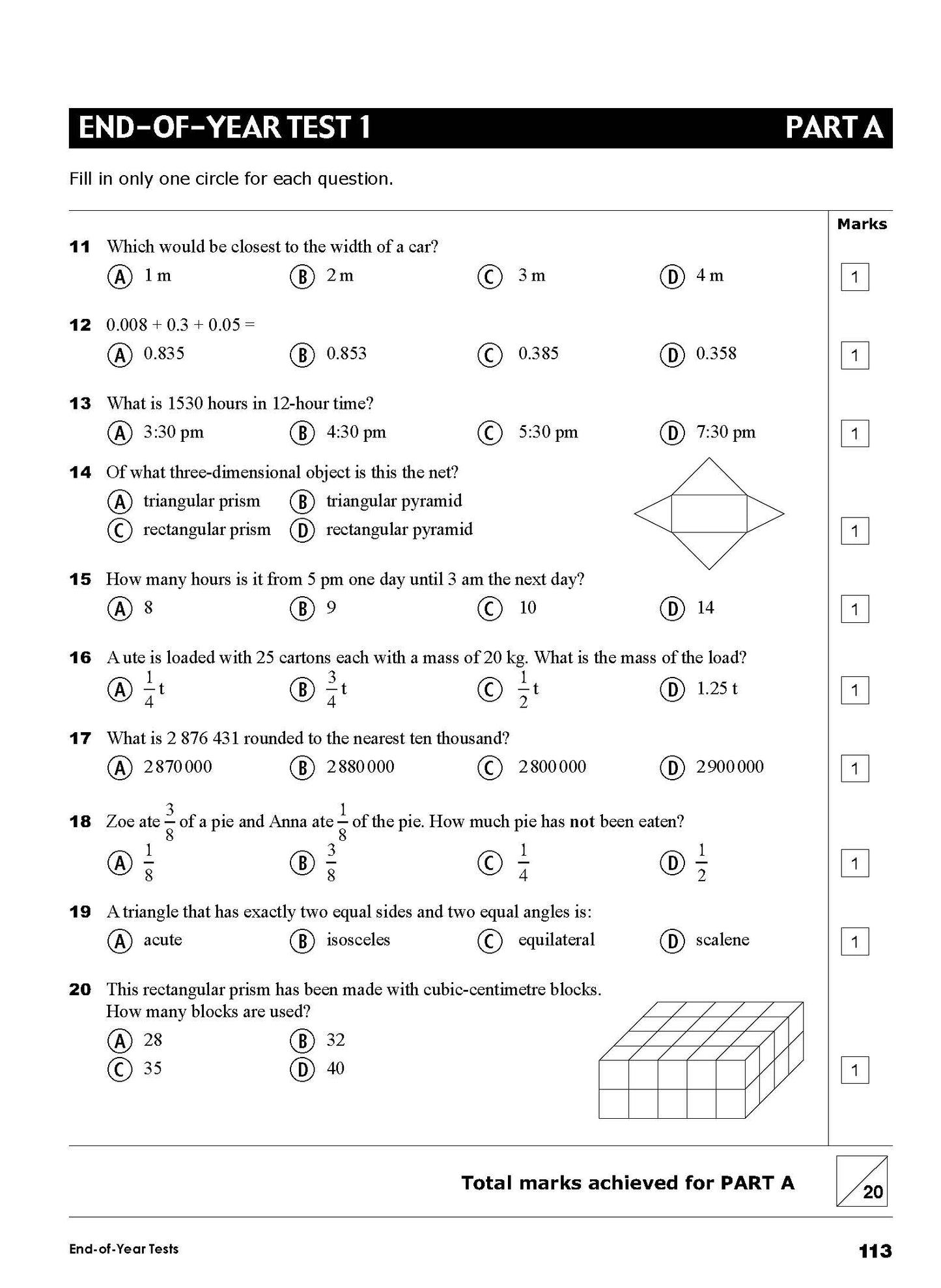 Excel Essential Skills - Mathematics Revision & Test Workbook Year 5
