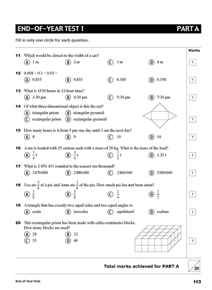 Excel Essential Skills - Mathematics Revision & Test Workbook Year 5