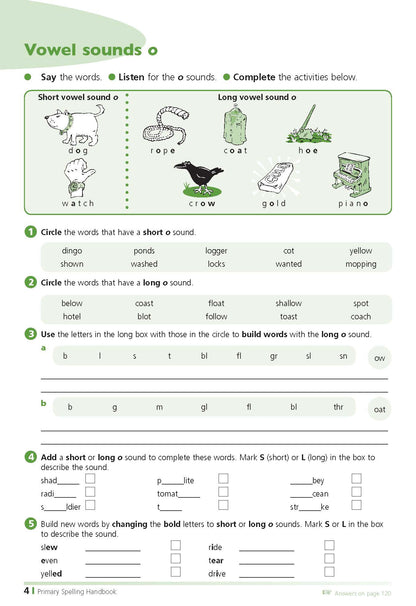 Excel Handbooks - Primary Spelling Years 3-6