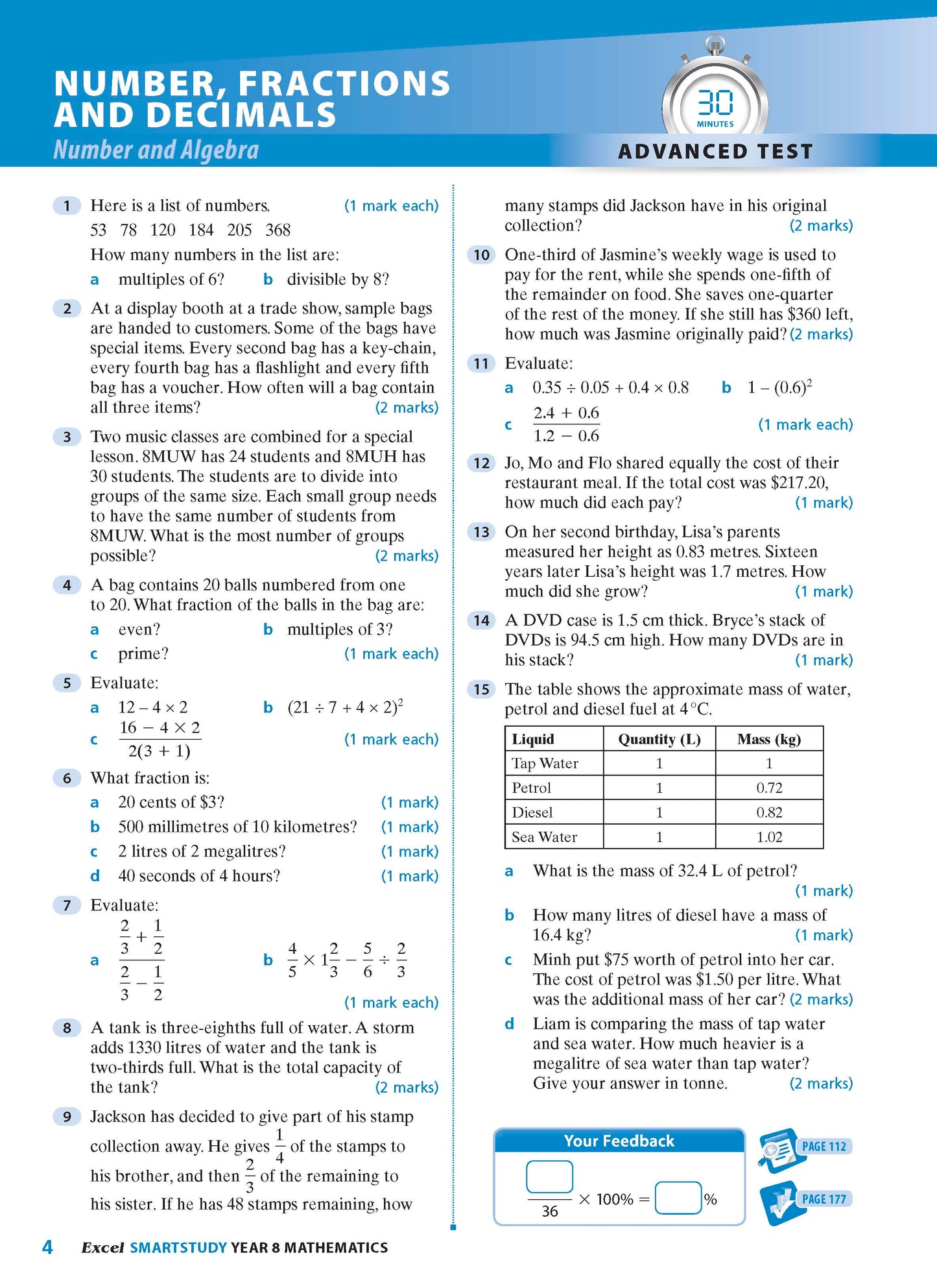 Excel SmartStudy - Mathematics Year 8