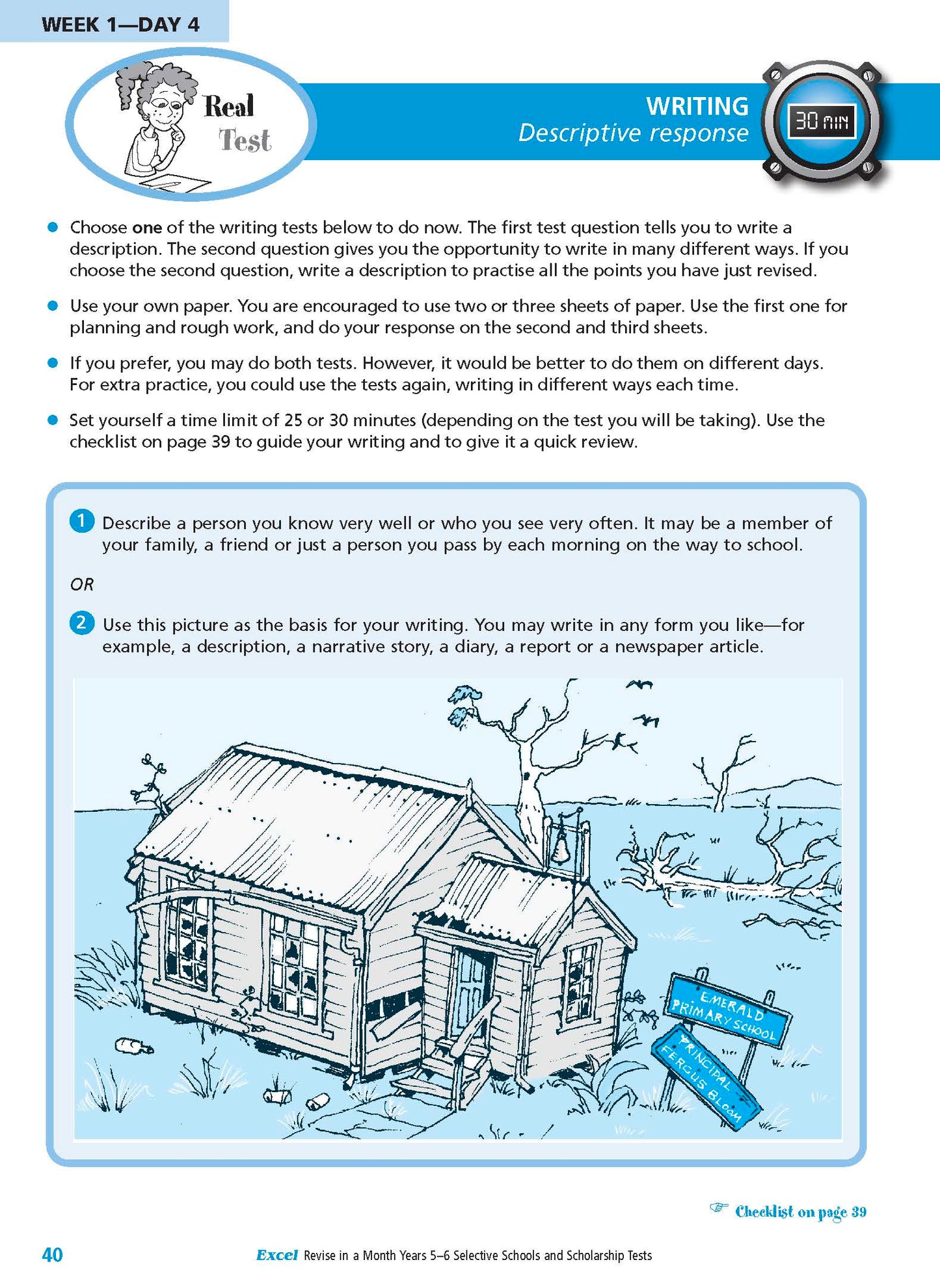 Excel Revise in a Month Selective Schools and Scholarship Tests Years 5-6