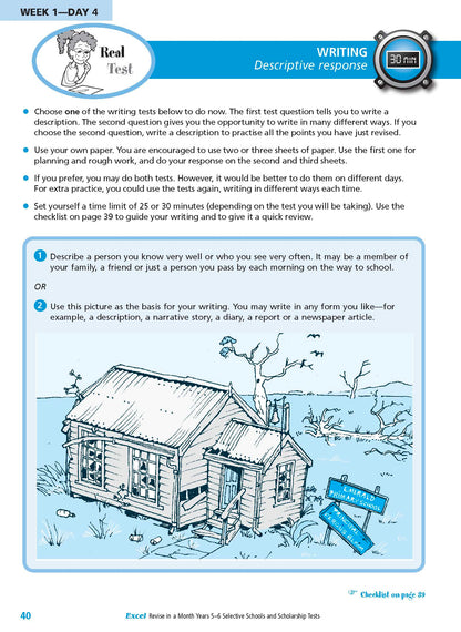 Excel Revise in a Month Selective Schools and Scholarship Tests Years 5-6