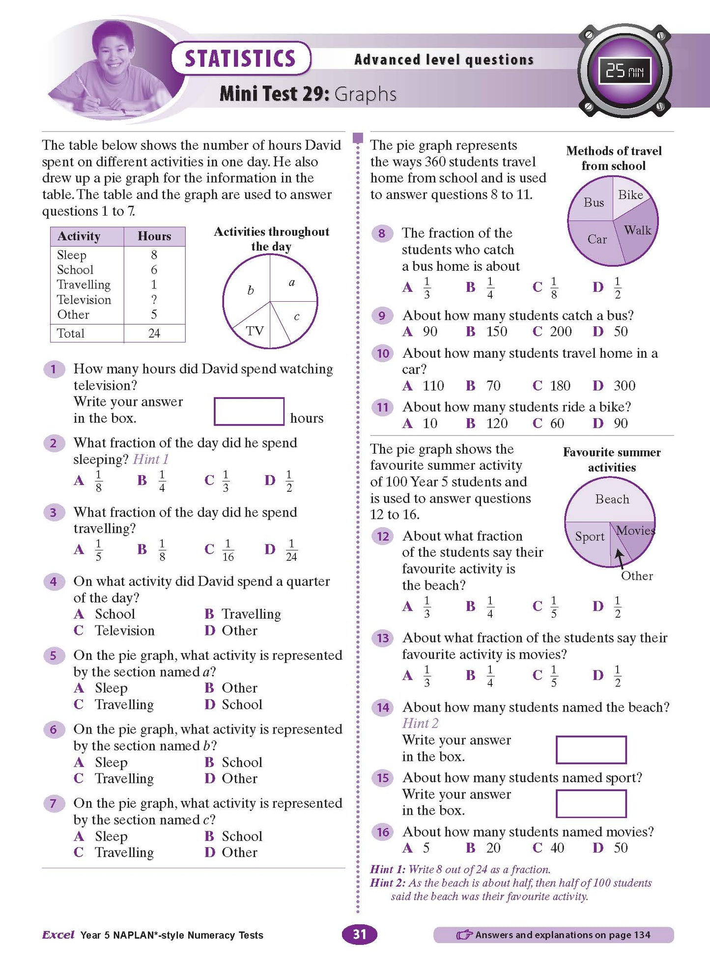 Excel Year 5 NAPLAN*-style Numeracy Tests