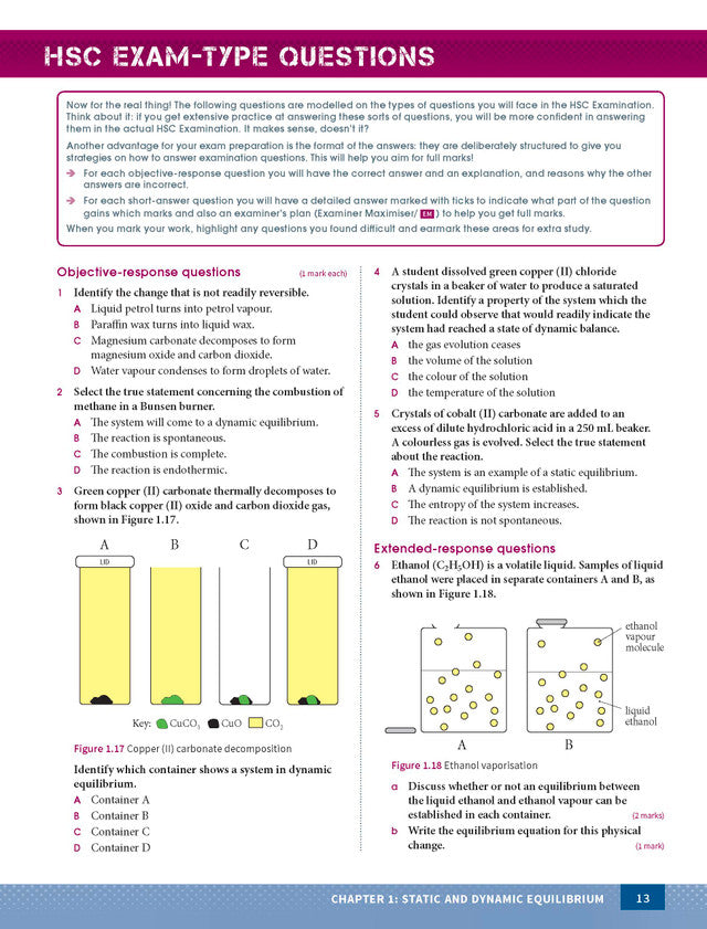 Excel HSC Year 12 Chemistry Study Guide