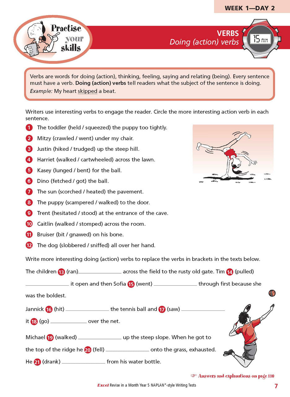 Excel Revise in a Month Year 5 NAPLAN*-style Writing Tests