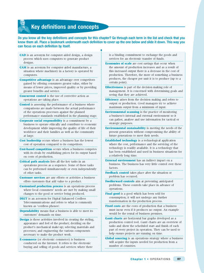 Excel HSC Year 11 Business Studies Study Guide