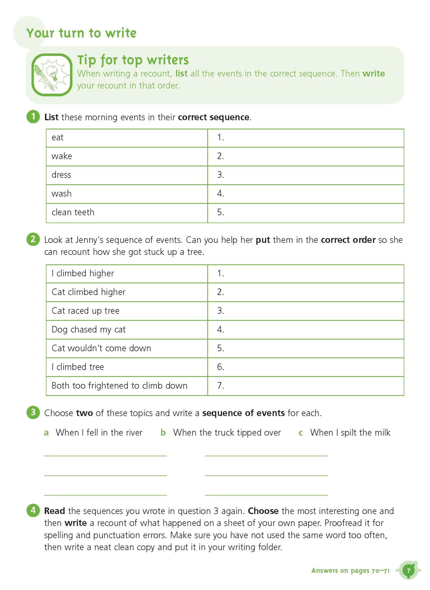 Excel Basic Skills - English Workbook Year 4