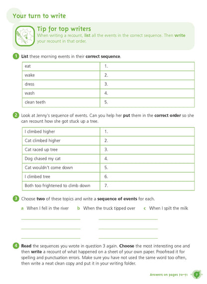 Excel Basic Skills - English Workbook Year 4