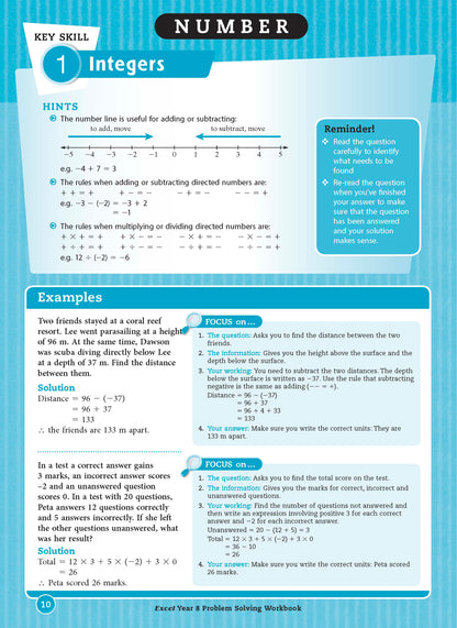 Excel Essential Skills - Problem Solving Workbook Year 8