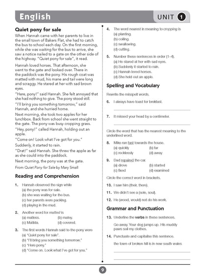 Excel Basic Skills - English and Mathematics Year 3