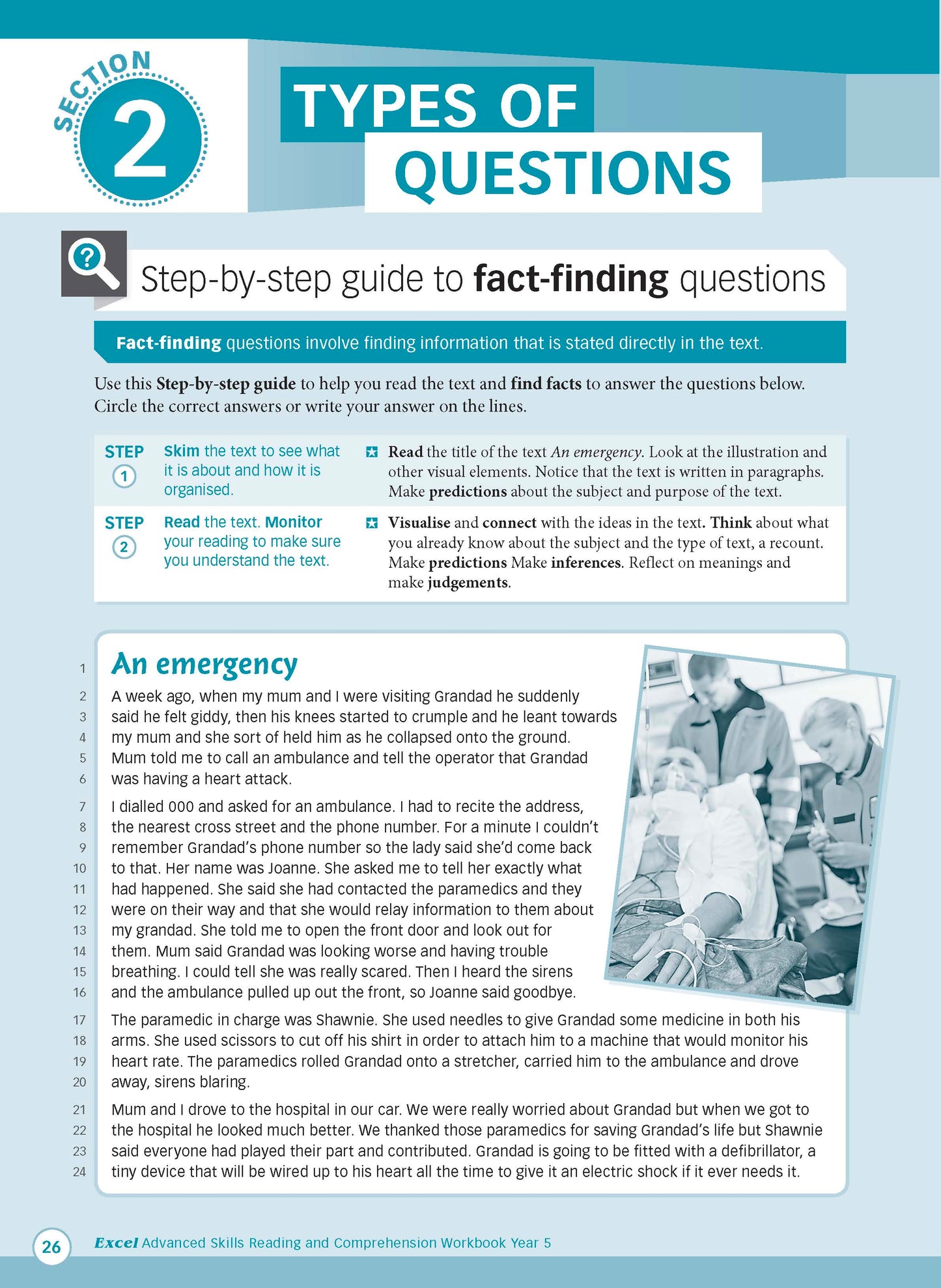 Excel Advanced Skills - Reading and Comprehension Workbook Year 5
