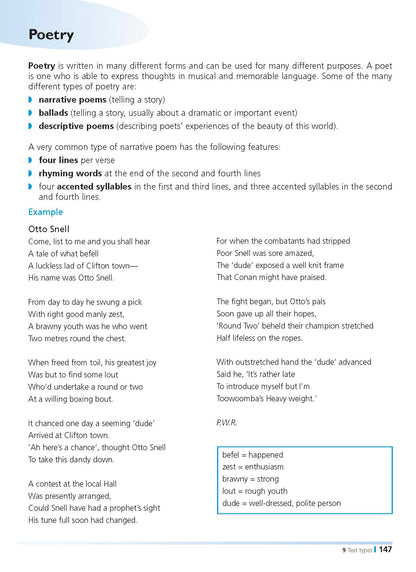 Excel Writer's Handbook - English Years 5-8