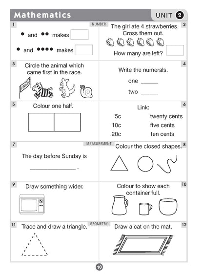 Excel Basic Skills - English and Mathematics Year 1