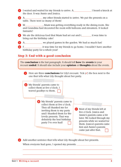 Excel Advanced Skills - Writing Workbook Year 3