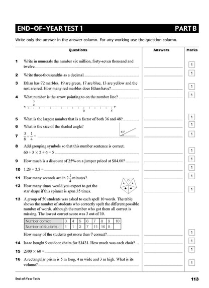 Excel Essential Skills - Mathematics Revision & Test Workbook Year 6