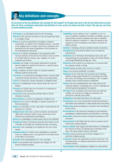 Excel HSC Year 12 Studies of Religion I and II Study Guide