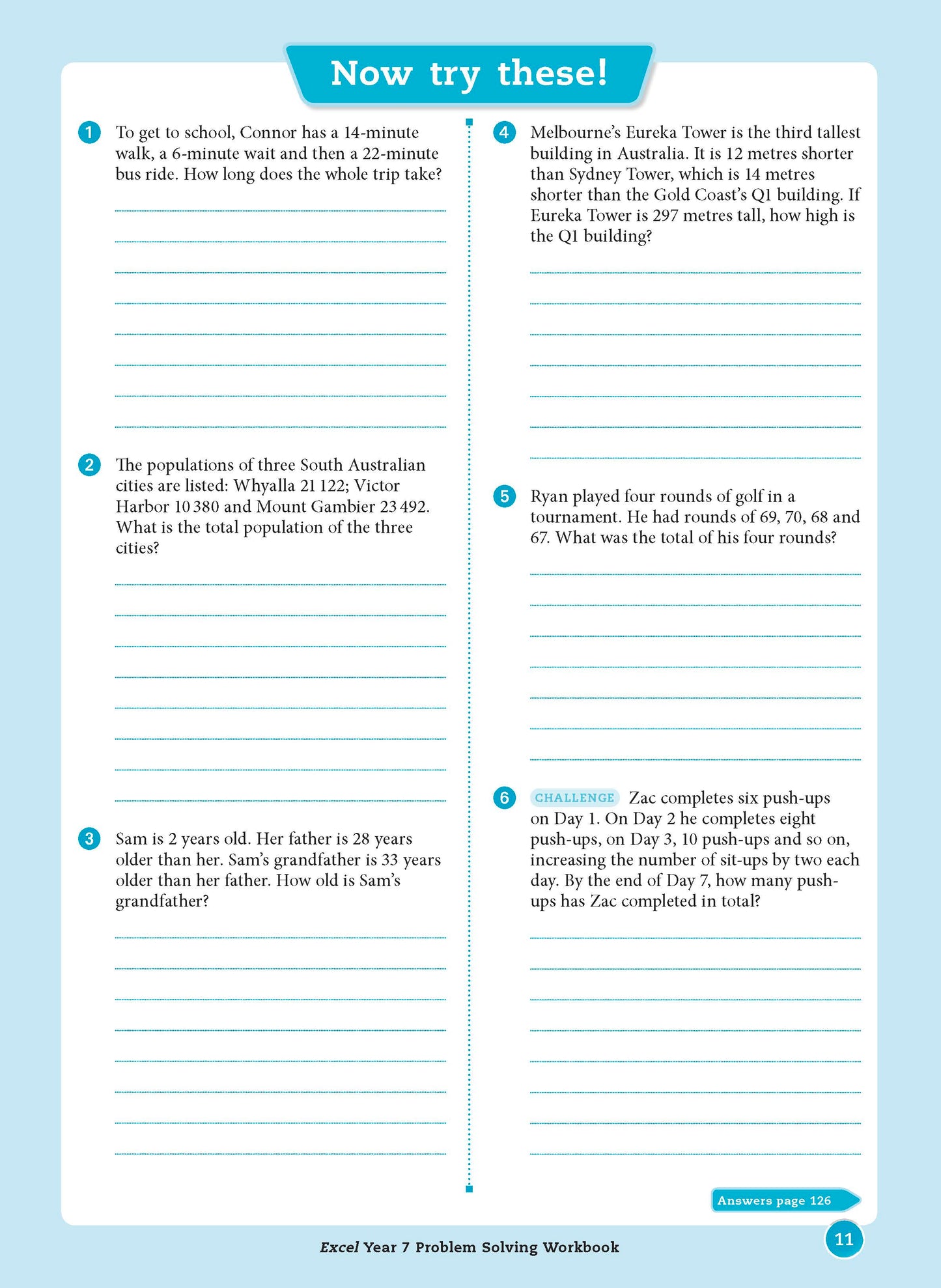 Excel Essential Skills - Problem Solving Workbook Year 7