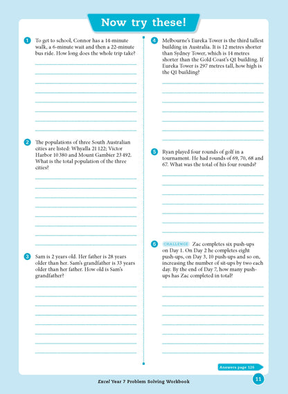 Excel Essential Skills - Problem Solving Workbook Year 7