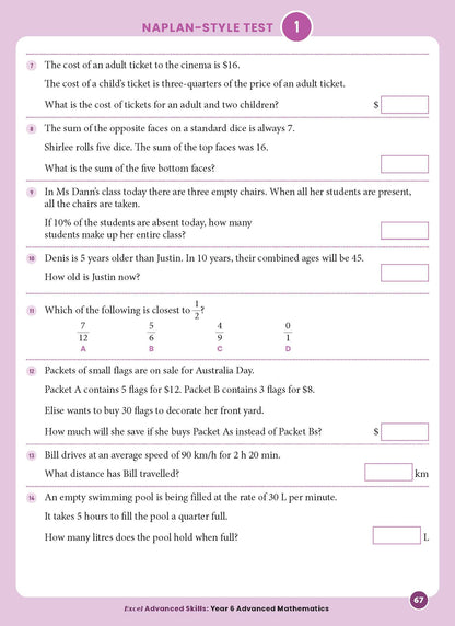 Excel Advanced Skills - Advanced Mathematics Year 6