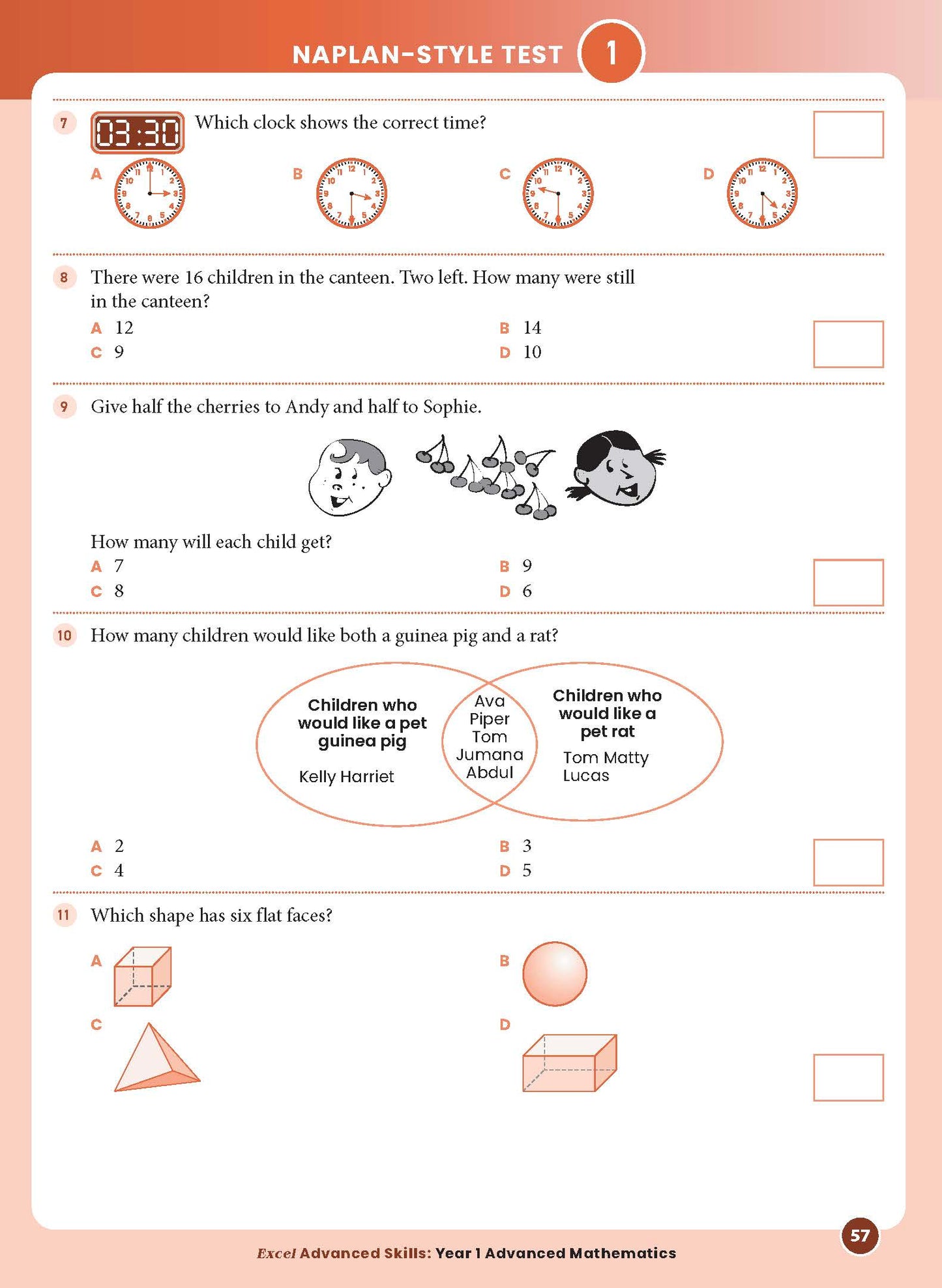 Excel Advanced Skills - Advanced Mathematics Year 1