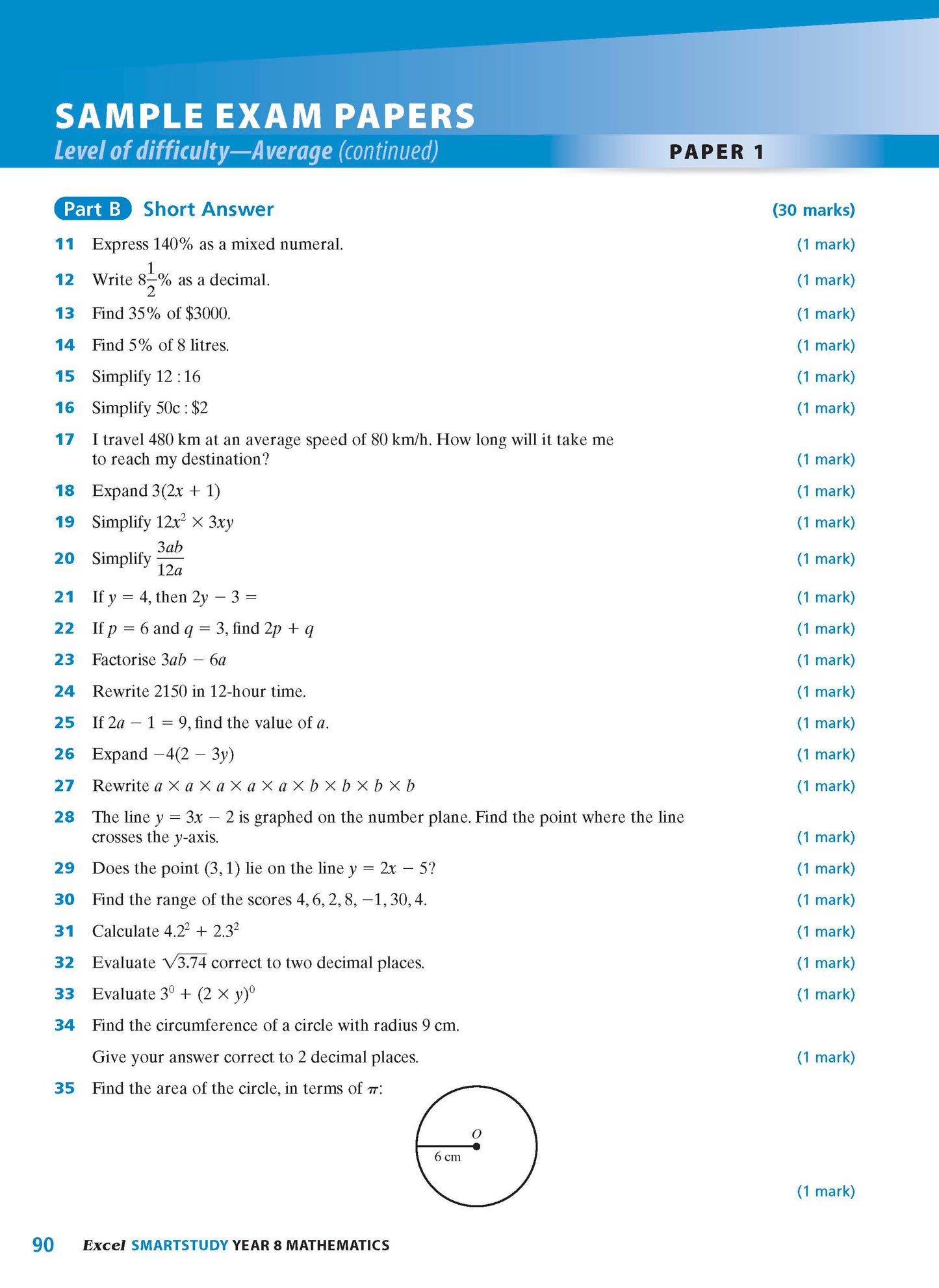 Excel SmartStudy - Mathematics Year 8