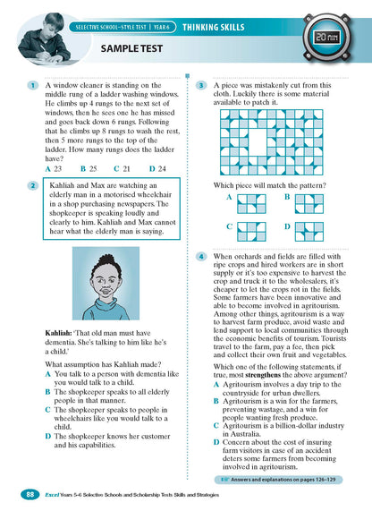 Excel Test Skills - Selective Schools and Scholarship Tests Skills & Strategies Years 5-6