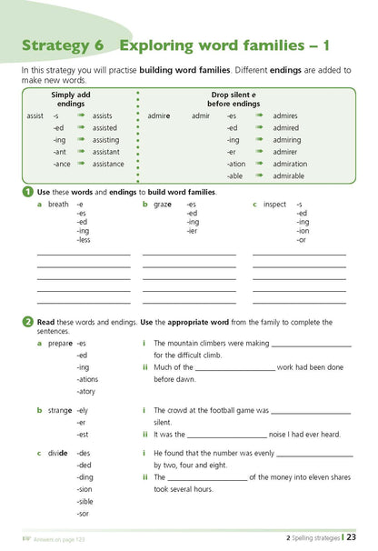 Excel Handbooks - Primary Spelling Years 3-6