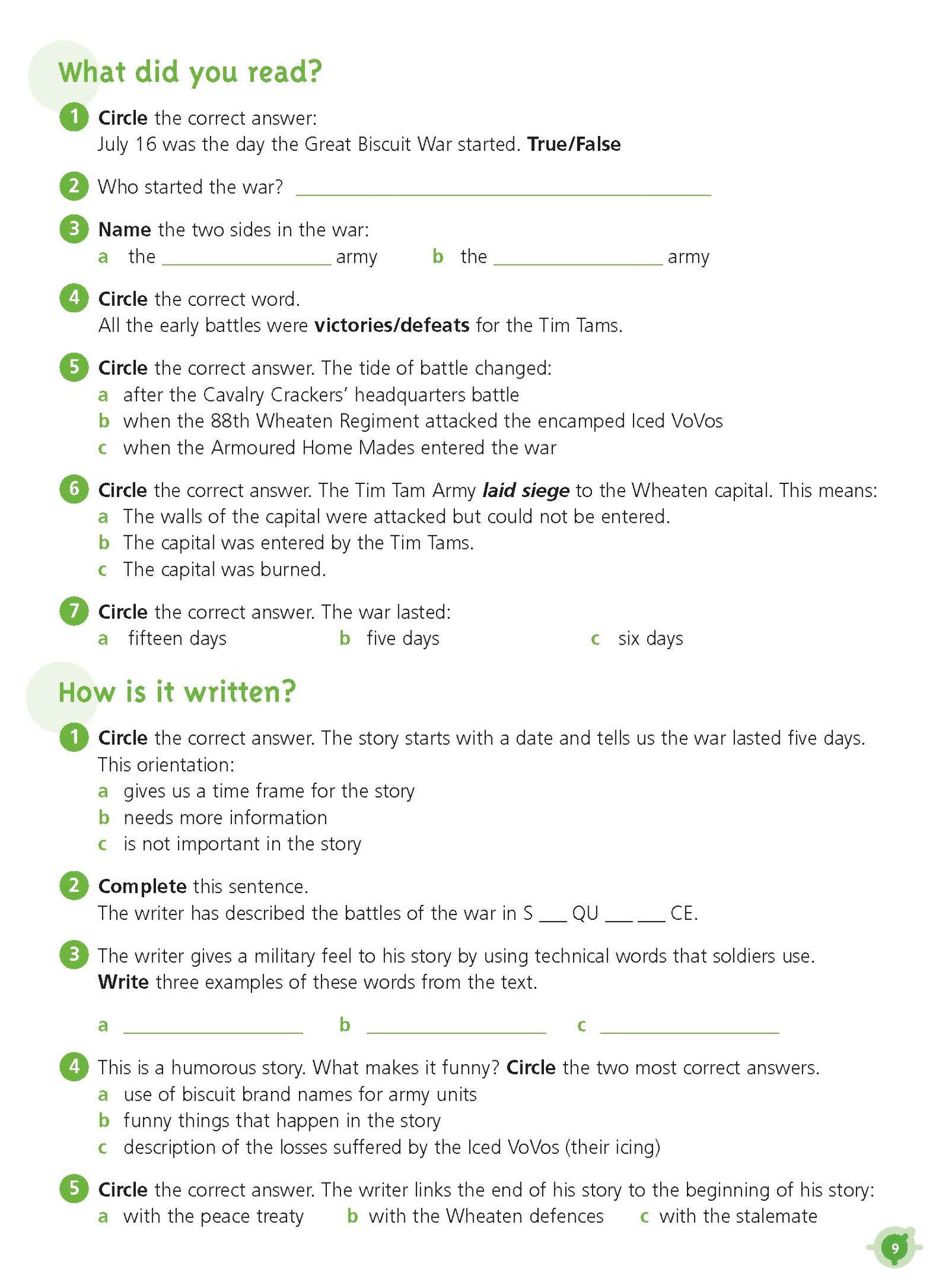 Excel Basic Skills - English Workbook Year 4