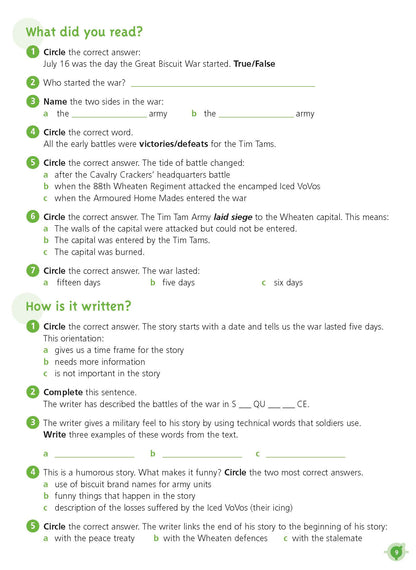 Excel Basic Skills - English Workbook Year 4