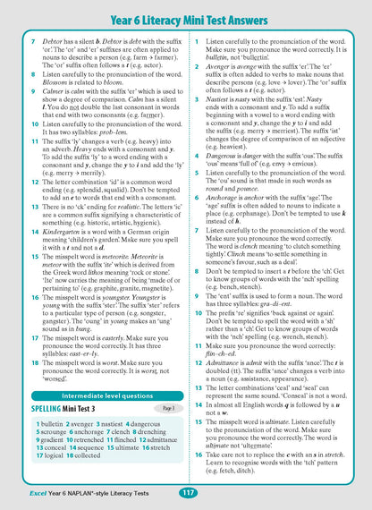 Excel Year 6 NAPLAN*-style Literacy Tests