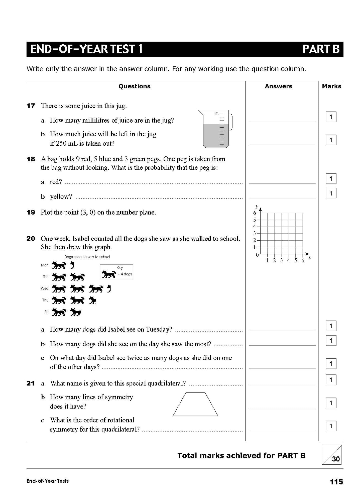Excel Essential Skills - Mathematics Revision & Test Workbook Year 5