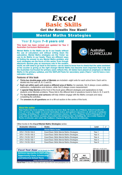 Excel Basic Skills - Mental Maths Strategies Year 2