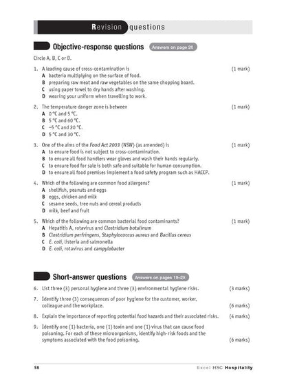 Excel HSC Year 12 Hospitality Study Guide