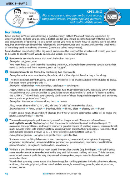 Excel Revise in a Month Year 9 NAPLAN*-style Tests