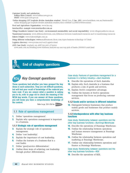 Excel HSC Year 11 Business Studies Study Guide