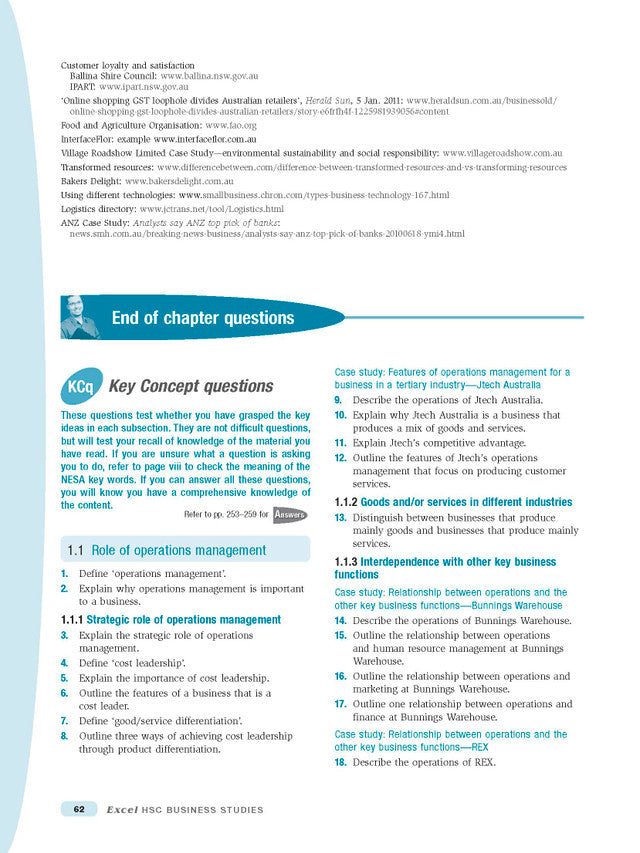 Excel HSC Year 12 Business Studies Study Guide