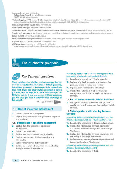 Excel HSC Year 12 Business Studies Study Guide
