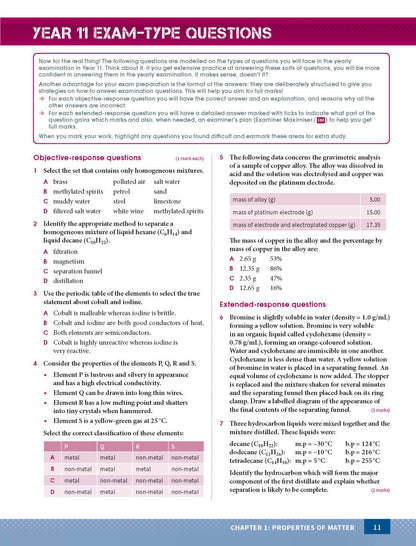 Excel HSC Year 11 Chemistry Study Guide