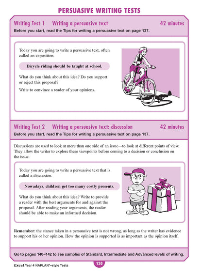 Excel Year 4 NAPLAN*-style Tests