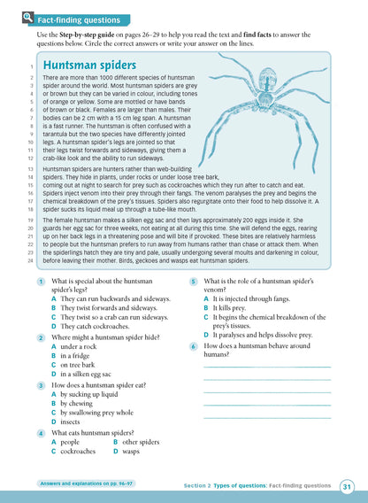 Excel Advanced Skills - Reading and Comprehension Workbook Year 5