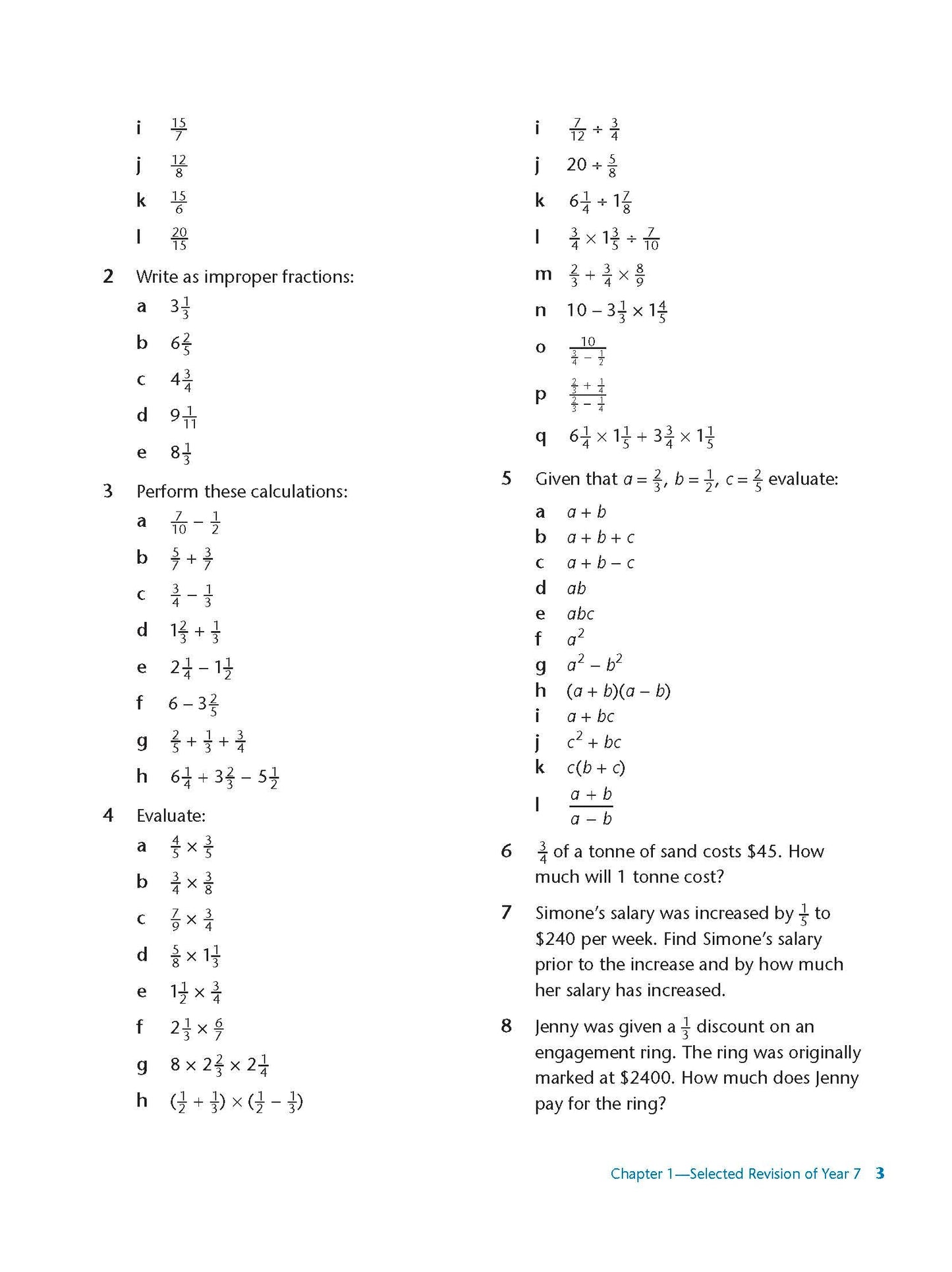 Excel Study Guide - Mathematics Year 8