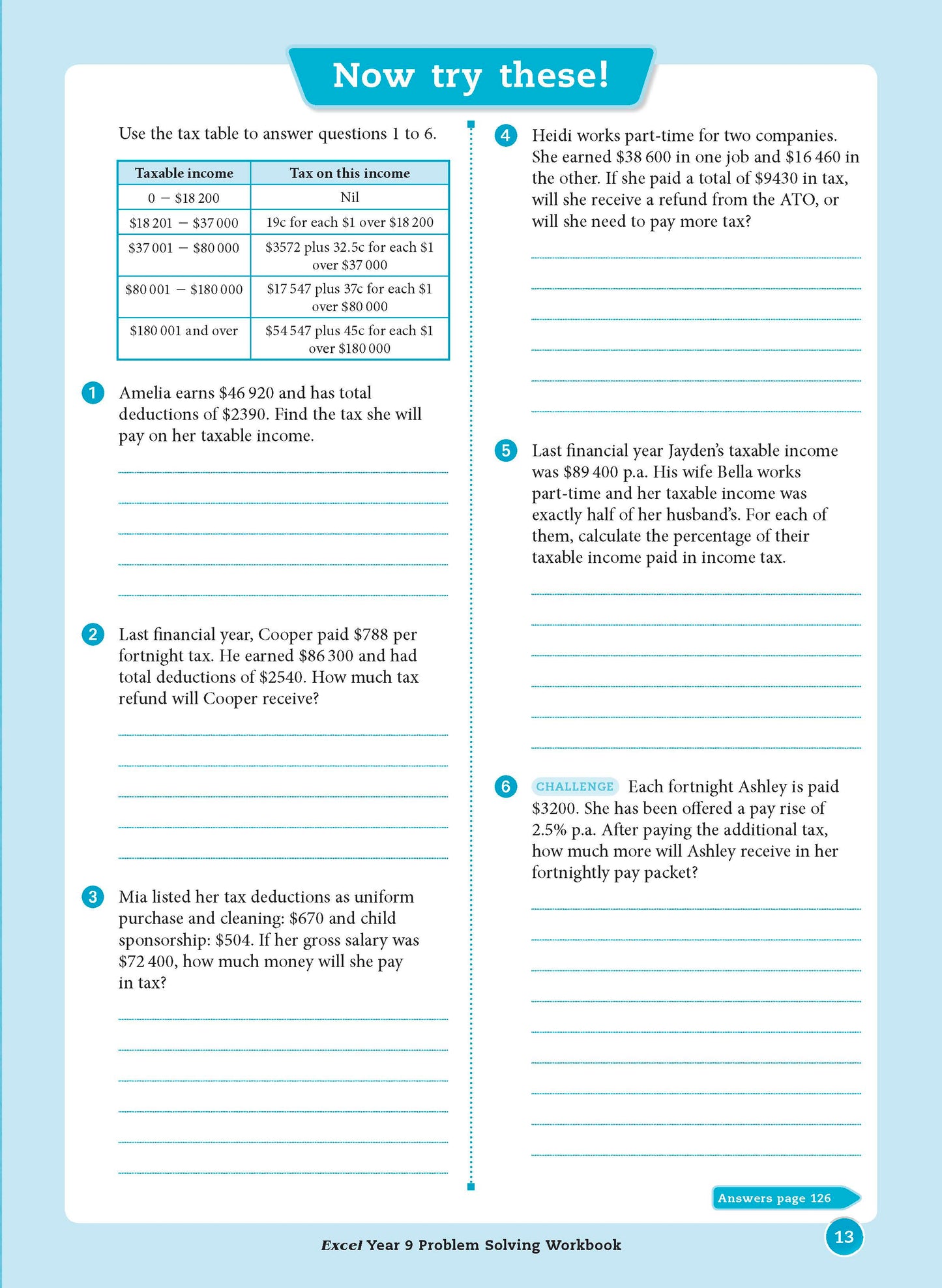Excel Essential Skills - Problem Solving Workbook Year 9