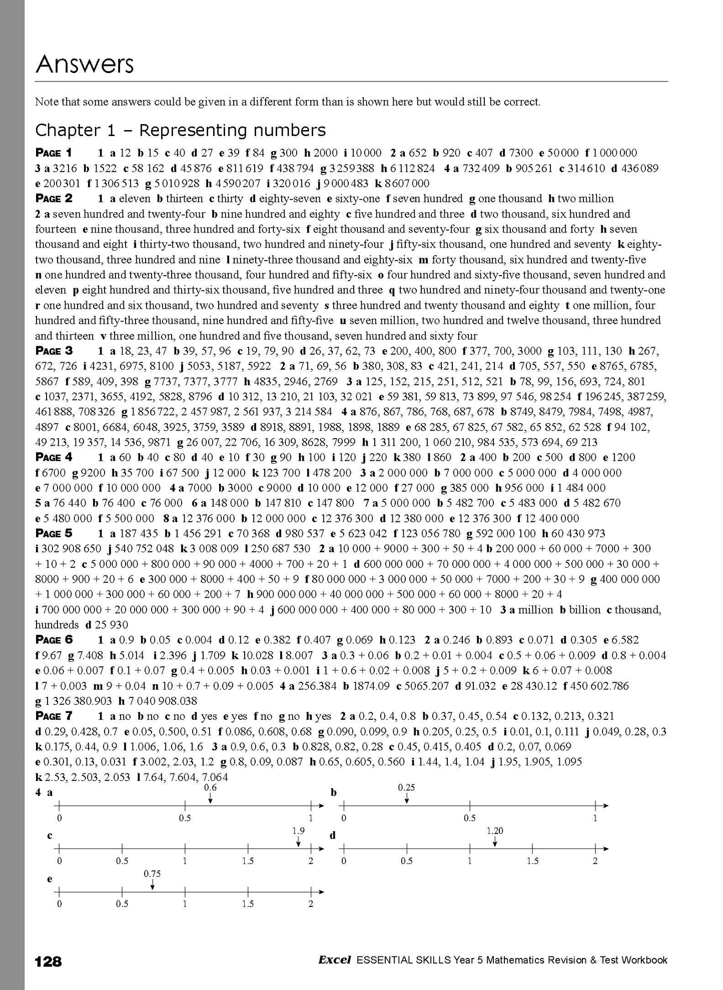 Excel Essential Skills - Mathematics Revision & Test Workbook Year 5