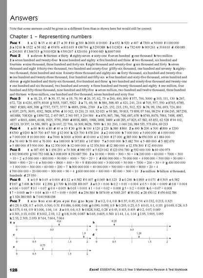 Excel Essential Skills - Mathematics Revision & Test Workbook Year 5