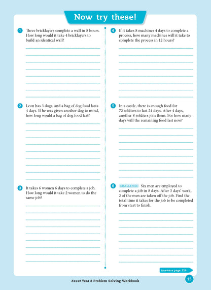 Excel Essential Skills - Problem Solving Workbook Year 8